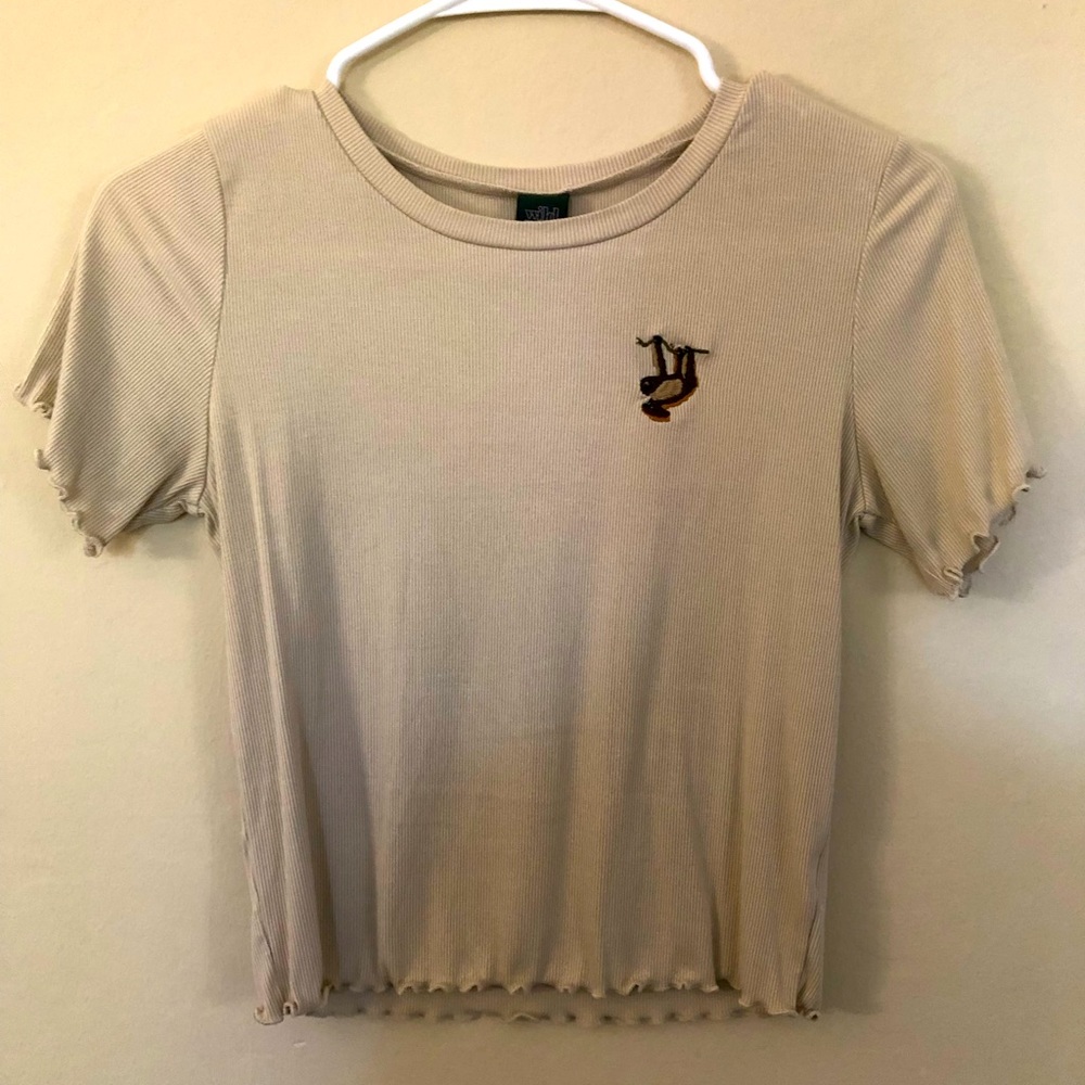 Sloth Crop Tee